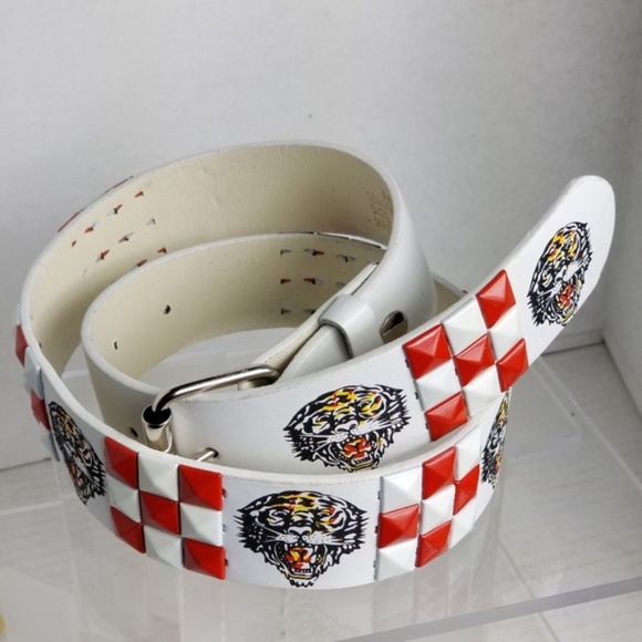 Unisex Studded Belt Removable Buckle - Picture 3 of 5